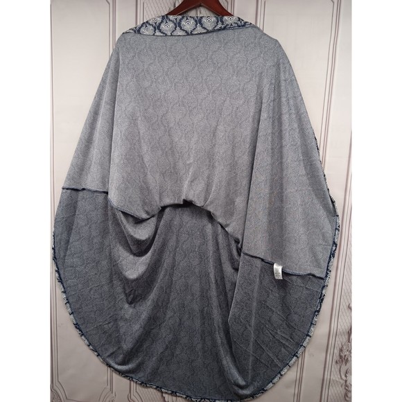 LuLaRoe Dress Size S Drop Waist Fit & Large Flare Skirt 3/4 Sleeves Peacock EUC - Picture 13 of 16